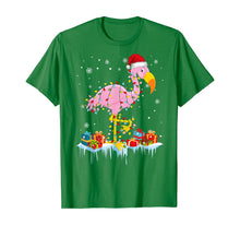 Ladda upp bild till gallerivisning, Funny shirts V-neck Tank top Hoodie sweatshirt usa uk au ca gifts for Flamingo Christmas Tree Lights T-Shirt X-Mas Ornament Decor T-Shirt 199714
