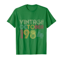 Ladda upp bild till gallerivisning, 35th Birthday Gifts - Vintage October 1984 T-Shirt 143775
