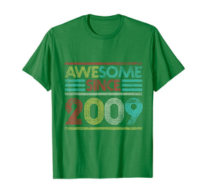 10th Birthday Gifts - Awesome Since 2009 T-Shirt 210489