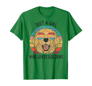 Funny shirts V-neck Tank top Hoodie sweatshirt usa uk au ca gifts for Girl Who Loves Golden Retrievers Dog Gifts  T-Shirt 229210
