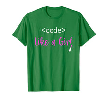 Ladda upp bild till gallerivisning, Funny shirts V-neck Tank top Hoodie sweatshirt usa uk au ca gifts for Code Like a Girl T Shirt Gift for Girls Who Code 1574625
