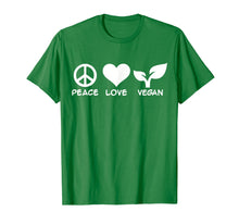 Ladda upp bild till gallerivisning, Funny shirts V-neck Tank top Hoodie sweatshirt usa uk au ca gifts for Peace love vegan T-Shirt 2985839
