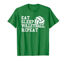 Ladda upp bild till gallerivisning, Eat Sleep Volleyball Repeat Funny Volleyball Player T Shirt 1697105
