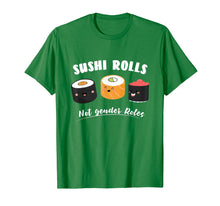 Ladda upp bild till gallerivisning, Funny shirts V-neck Tank top Hoodie sweatshirt usa uk au ca gifts for Sushi Rolls Not Gender Roles T-Shirt 2215123
