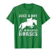 Ladda upp bild till gallerivisning, Funny shirts V-neck Tank top Hoodie sweatshirt usa uk au ca gifts for Just a Boy Who Loves Horses Shirt Horse Riding Equestrian 2626018
