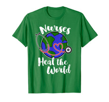 Ladda upp bild till gallerivisning, Funny shirts V-neck Tank top Hoodie sweatshirt usa uk au ca gifts for Nurse Earth Day Shirt - Heal the World - Nurse Appreciation 4196742
