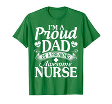 Ladda upp bild till gallerivisning, Funny shirts V-neck Tank top Hoodie sweatshirt usa uk au ca gifts for I'm A Proud Dad Of A Freaking Awesome Nurse Happy Shirt 2443331
