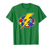 Ladda upp bild till gallerivisning, Funny shirts V-neck Tank top Hoodie sweatshirt usa uk au ca gifts for Autism Puzzle Piece Super Hero T-shirt Autism Gifts 3310925
