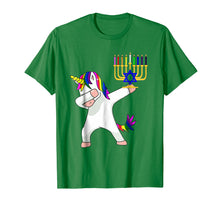Ladda upp bild till gallerivisning, Funny shirts V-neck Tank top Hoodie sweatshirt usa uk au ca gifts for Unicorn Dabbing Hanukkah T-Shirt 1786525
