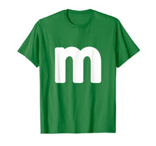 Ladda upp bild till gallerivisning, letter m Shirt lower case alphabet matching Halloween Tee 82238
