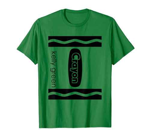 Green Crayon Box Halloween Costume Couple Group Gifts T-Shirt 331408
