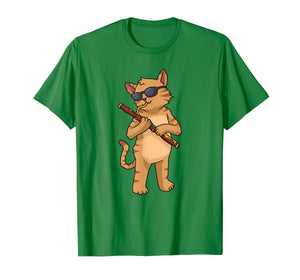 Cat Bassoon Shirt Women Men Jazz Music Cat Gifts Bassoonist T-Shirt-4003634
