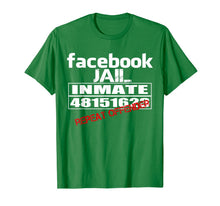 Ladda upp bild till gallerivisning, Funny Facebook Jail Inmate Repeat Offender Gag Gift T-Shirt 849618
