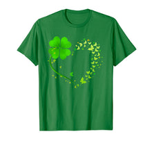 Ladda upp bild till gallerivisning, Heart Shamrock Butterfly Happy St Patrick's Day Gifts T-Shirt-517295
