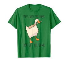 Ladda upp bild till gallerivisning, Mess With The Honk You Get The Bonk Funny Duck T-Shirt

