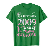 Ladda upp bild till gallerivisning, Birthday Gifts Floral Tee for Girls Born in December 2009 T-Shirt 1469641
