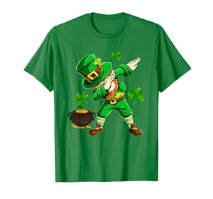 Funny Dabbing Leprechaun Saint Patrick's Day Shamrock Gifts TShirt291473