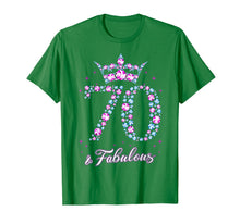 Ladda upp bild till gallerivisning, 70 years old &amp; Fabulous Funny Womens 70th Birthday Gifts T-Shirt-354860

