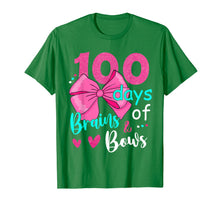 Ladda upp bild till gallerivisning, 100 Days Of Brains Bows 100th Day Of School Gifts Kids Girls T-Shirt-4050266
