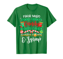 Ladda upp bild till gallerivisning, Four Main Food Groups Elf Buddy Christmas Pajama Xmas Gifts T-Shirt-3112313
