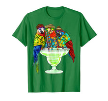 Ladda upp bild till gallerivisning, Parrots Drinking Margarita Hawaiian Shirt Vacation Birds  T-Shirt 159793
