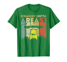Ladda upp bild till gallerivisning, Straight Outta Area 51 Vintage Halloween Costume UFO Alien T-Shirt 31032227
