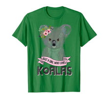 Ladda upp bild till gallerivisning, Just A Girl Who Loves Koalas Koala Bear T-Shirt-240525
