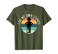 Ladda upp bild till gallerivisning, I Do My Own Stunts T Shirt Get Well Gift Funny Injury Leg T-Shirt 412022
