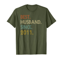 Ladda upp bild till gallerivisning, Funny shirts V-neck Tank top Hoodie sweatshirt usa uk au ca gifts for 9th Wedding Anniversary Gifts Best Husband Since 2011 T-Shirt 766164

