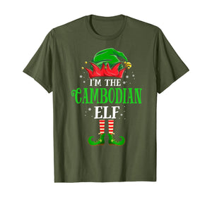 Funny shirts V-neck Tank top Hoodie sweatshirt usa uk au ca gifts for Cambodian Elf Matching Family Group Christmas Gifts T-Shirt 724031