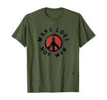 Ladda upp bild till gallerivisning, Funny shirts V-neck Tank top Hoodie sweatshirt usa uk au ca gifts for Make Love Not War Peace 60s 70s Retro Design T-Shirt 786261

