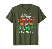 Ladda upp bild till gallerivisning, Funny shirts V-neck Tank top Hoodie sweatshirt usa uk au ca gifts for Funny Alone At Home Movies Merry Christmas You Filty Animal T-Shirt 210674
