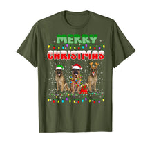 Ladda upp bild till gallerivisning, Funny shirts V-neck Tank top Hoodie sweatshirt usa uk au ca gifts for German Shepherd Dog Tree Christmas Sweater Xmas Dogs Gifts T-Shirt 897453
