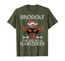 Ladda upp bild till gallerivisning, Funny shirts V-neck Tank top Hoodie sweatshirt usa uk au ca gifts for Brodolf The Red Nose Gainzdeer Tee Merry Liftmas Christmas T-Shirt 894279
