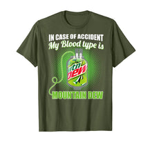 Ladda upp bild till gallerivisning, In Case Of Accident, My-Blood Type Is-Mountains TShirt T-Shirt 364409
