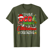 Ladda upp bild till gallerivisning, OCD Obsessive Christmas Disorder Funny Holiday  T-Shirt
