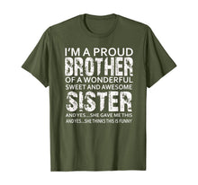 Ladda upp bild till gallerivisning, Funny shirts V-neck Tank top Hoodie sweatshirt usa uk au ca gifts for Funny Gift for Brother From Awesome Sister T-Shirt Birthday 111312
