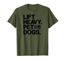 Ladda upp bild till gallerivisning, Lift Heavy Pet Dogs Gym T-Shirt for Weightlifters 365520

