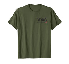 Ladda upp bild till gallerivisning, NASA Shirt, Worm Logo Insignia Symbol USA US Flag Graphic T-Shirt 123312
