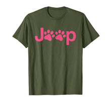 Ladda upp bild till gallerivisning, Funny Jeep Paw Prints Dogs &amp; Jeeps Owner Men Women Gift T-Shirt 206995
