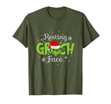 Ladda upp bild till gallerivisning, Funny shirts V-neck Tank top Hoodie sweatshirt usa uk au ca gifts for funny Tee Resting Grinch-Face T-Shirt 57698

