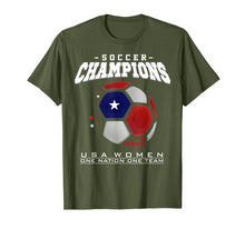 Ladda upp bild till gallerivisning, USA T-shirt USA Soccer T-shirt Womens Mens Kids 284576
