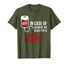 Ladda upp bild till gallerivisning, Funny shirts V-neck Tank top Hoodie sweatshirt usa uk au ca gifts for In Case-of Accident My-Blood Type is-Dr-Pepper's T-Shirt 160212
