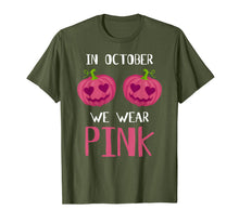 Ladda upp bild till gallerivisning, In October We Wear Pink Pumpkin Breast Cancer Awareness Gift T-Shirt 198704

