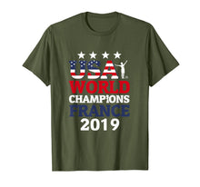 Ladda upp bild till gallerivisning, USA Women Soccer World Champions 2019 4 Stars Gift T-Shirt 132502
