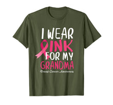 Ladda upp bild till gallerivisning, Breast Cancer Awareness I Wear Pink For My Grandma T-Shirt 206660
