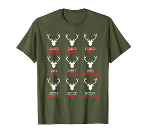 Funny shirts V-neck Tank top Hoodie sweatshirt usa uk au ca gifts for Funny Christmas Reindeer Hunter Deer Meat Hunting Gifts T-Shirt 180025