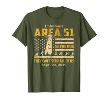 Ladda upp bild till gallerivisning, 1st Annual Area 51 5k Fun Run They Can't Stop All of Us T-Shirt 341516
