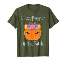 Ladda upp bild till gallerivisning, Halloween Unicorn Cutest Pumpkin In The Patch Girls Kids  T-Shirt 332763

