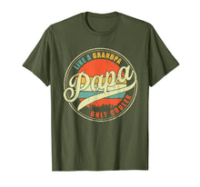 Ladda upp bild till gallerivisning, Dad gifts Papa like a Grandpa only Cooler Dad - Grandpa gift T-Shirt-866714
